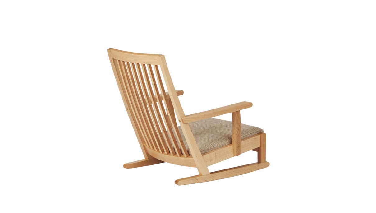 KASHIWA 飛騨天然木 柏木工 座椅子 ロッキングチェア - 座椅子